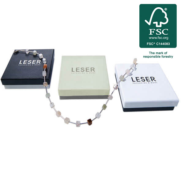 Sustainable FSC-certified jewellery packaging